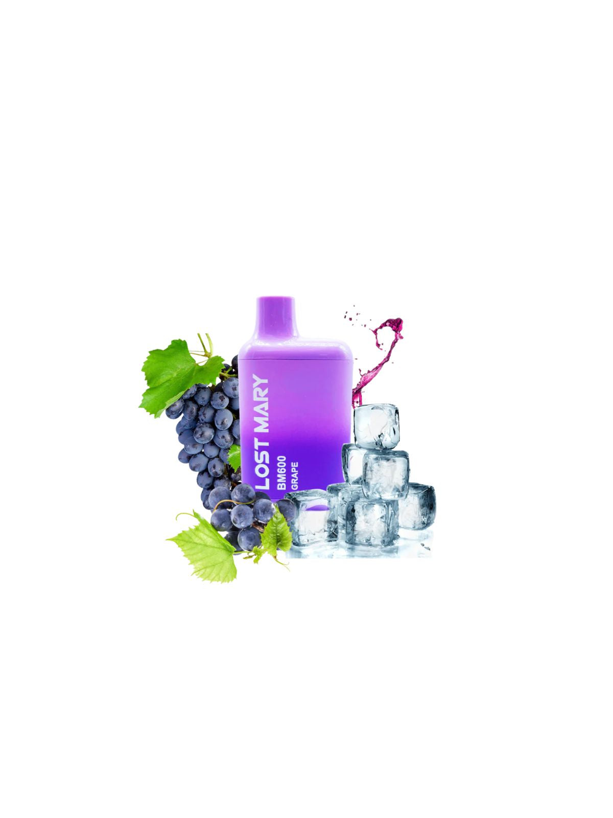 Lost Mary BM600 Grape Vape – disposable vape with grape flavour, fast delivery in Ibiza
