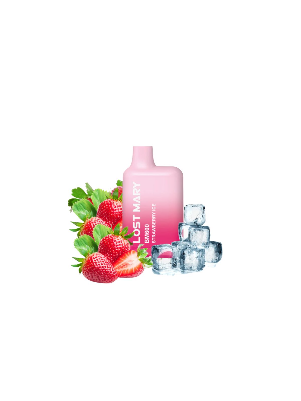 Lost Mary BM600 Strawberry Ice Vape – Vape Delivery Ibiza