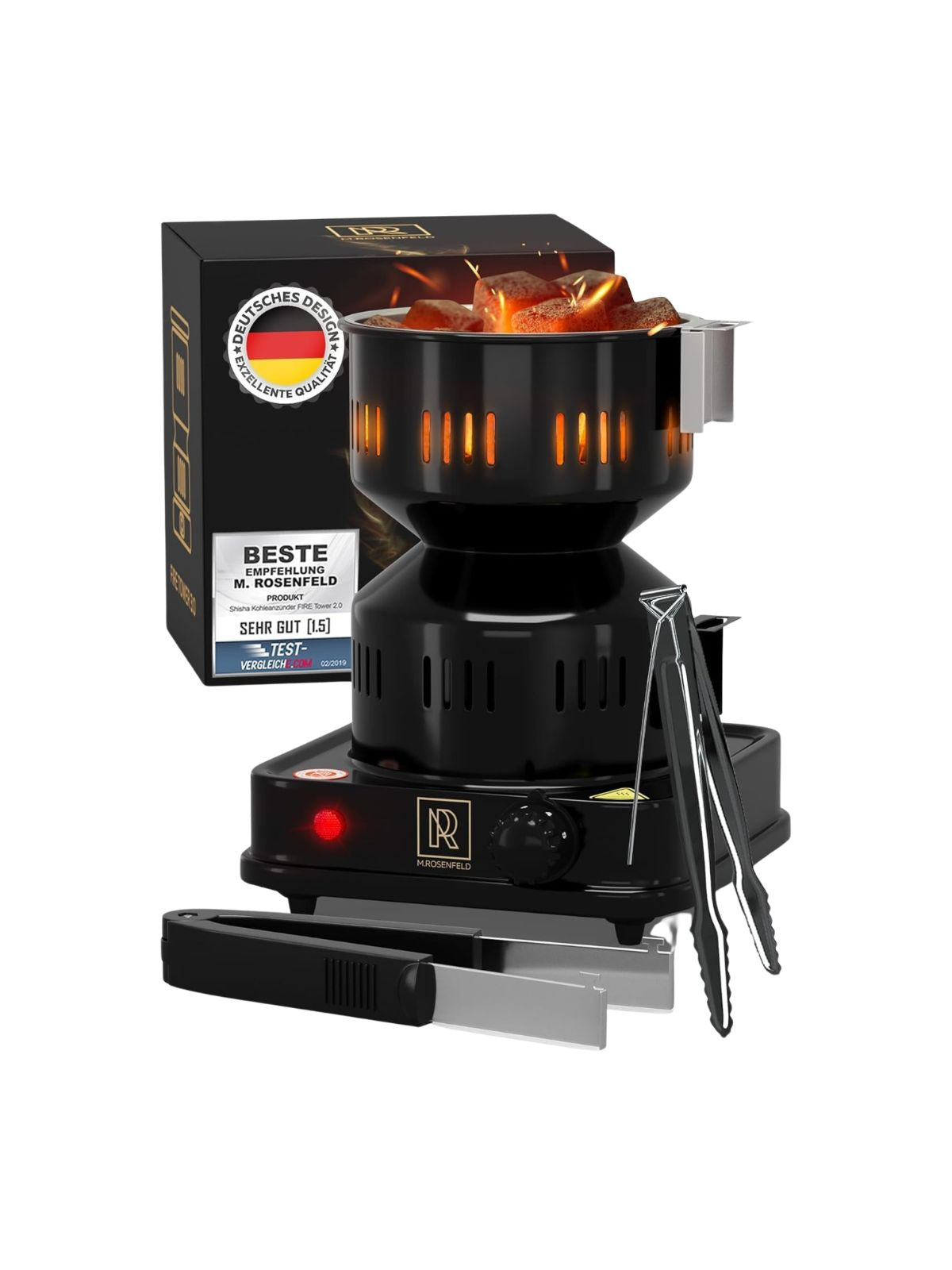 M. ROSENFELD Electric Shisha Charcoal Stove – Shisha Delivery Ibiza